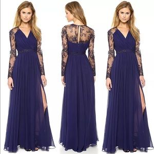 Beautiful lace long sleeve gown