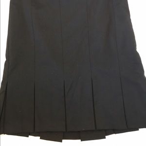 Gap Black Pleated Pencil Skirt