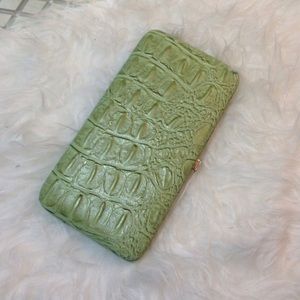 Green Animal Print Wallet