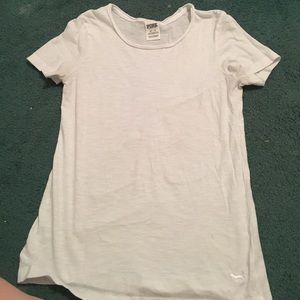 VS PINK White Short Sleeve