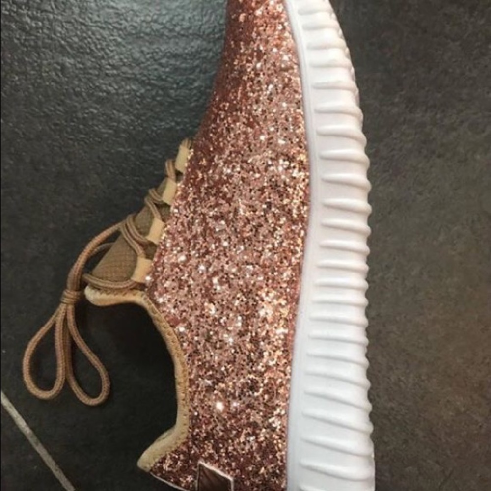 Rose gold Glitter bomb sneakers - Picture 6 of 7