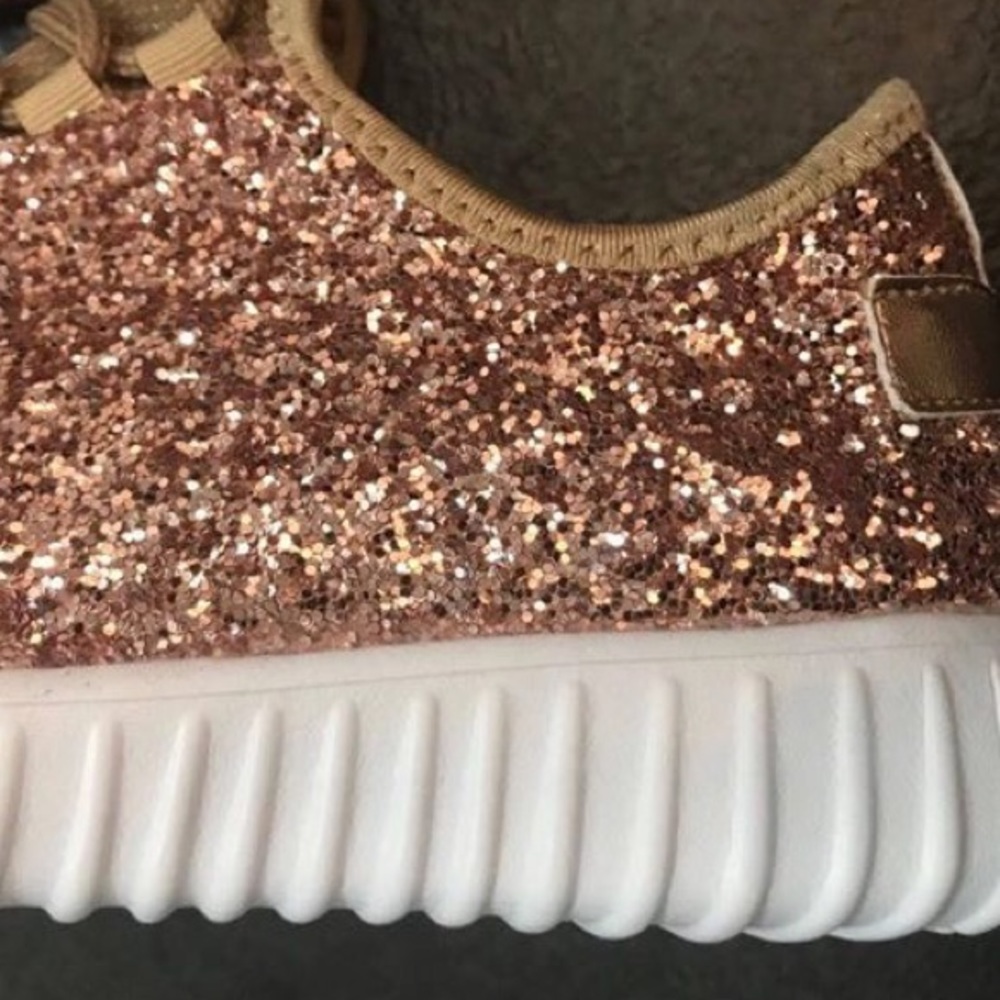 Rose gold Glitter bomb sneakers - Picture 7 of 7