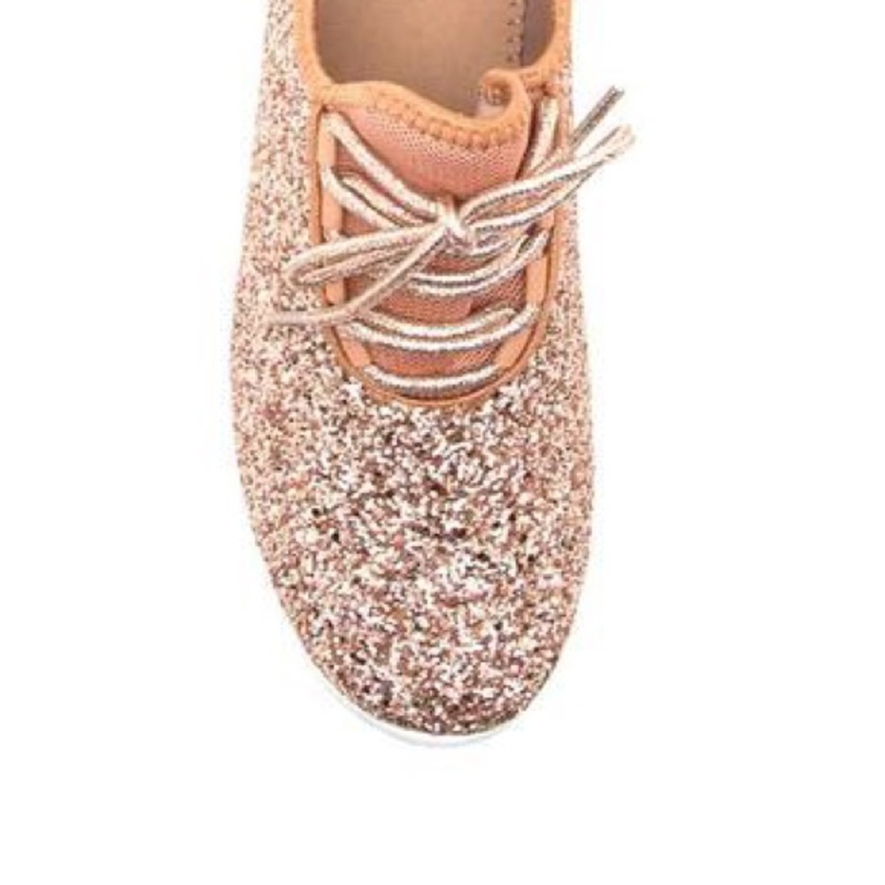 Rose gold Glitter bomb sneakers - Picture 2 of 7