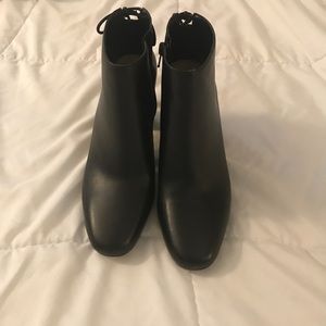 Women's leather booties