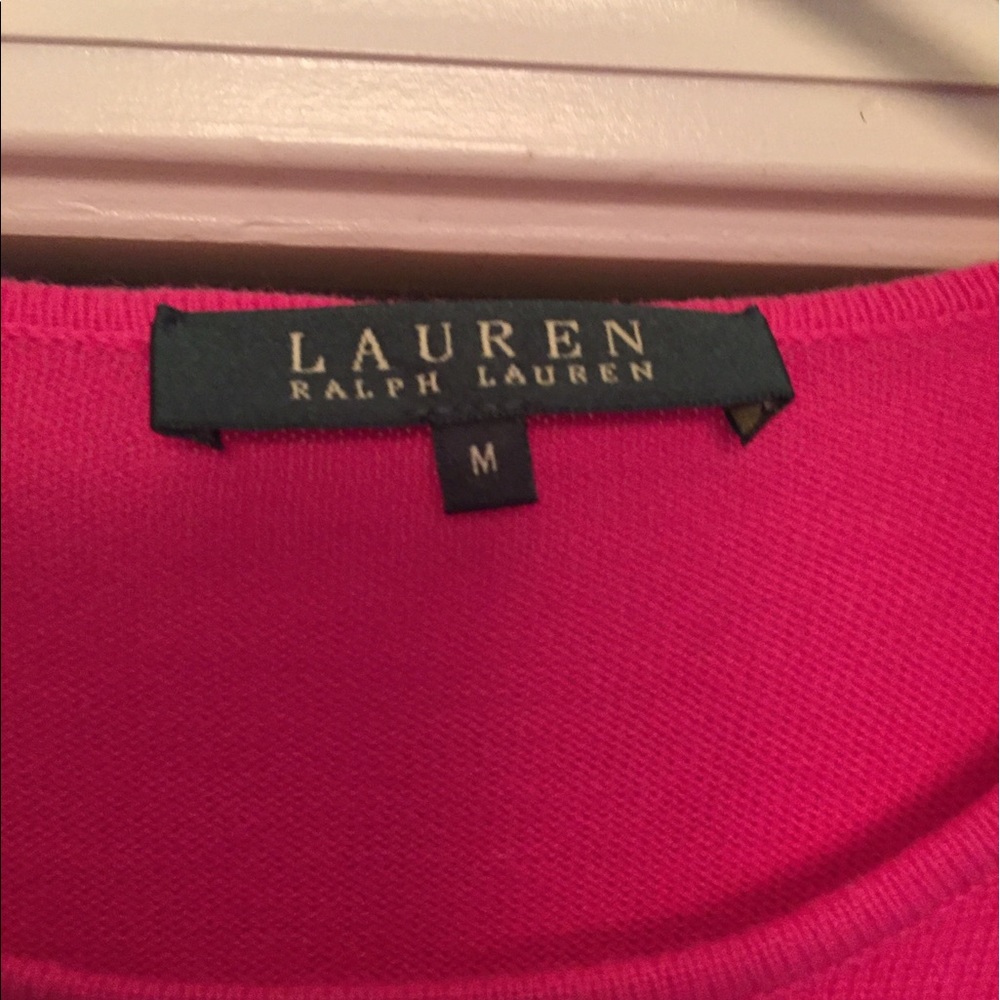 Pink and white shirt