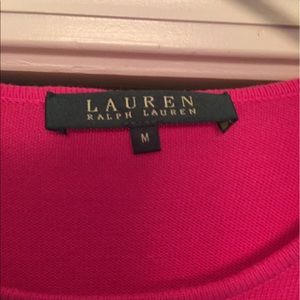 Pink and white shirt