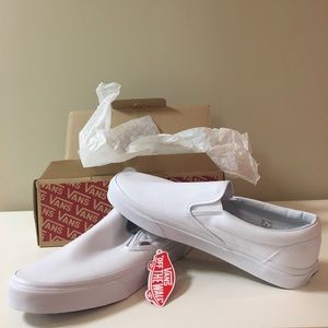 Men's white vans