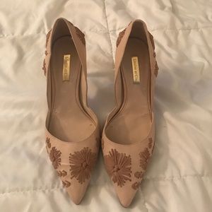 Louise et cie women's blush pink leather shoes