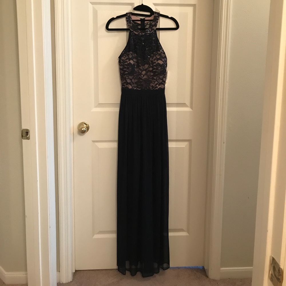 Sequin Lace Gown