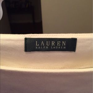 Red and white shirt