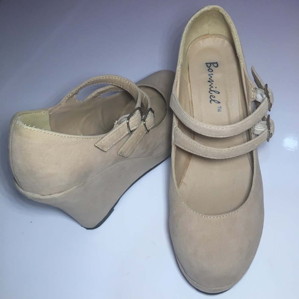 Bowmilel Nude Wedges