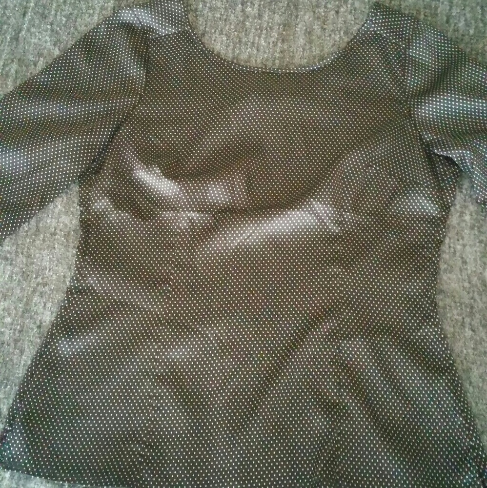 WHBM Polka Dot Blouse