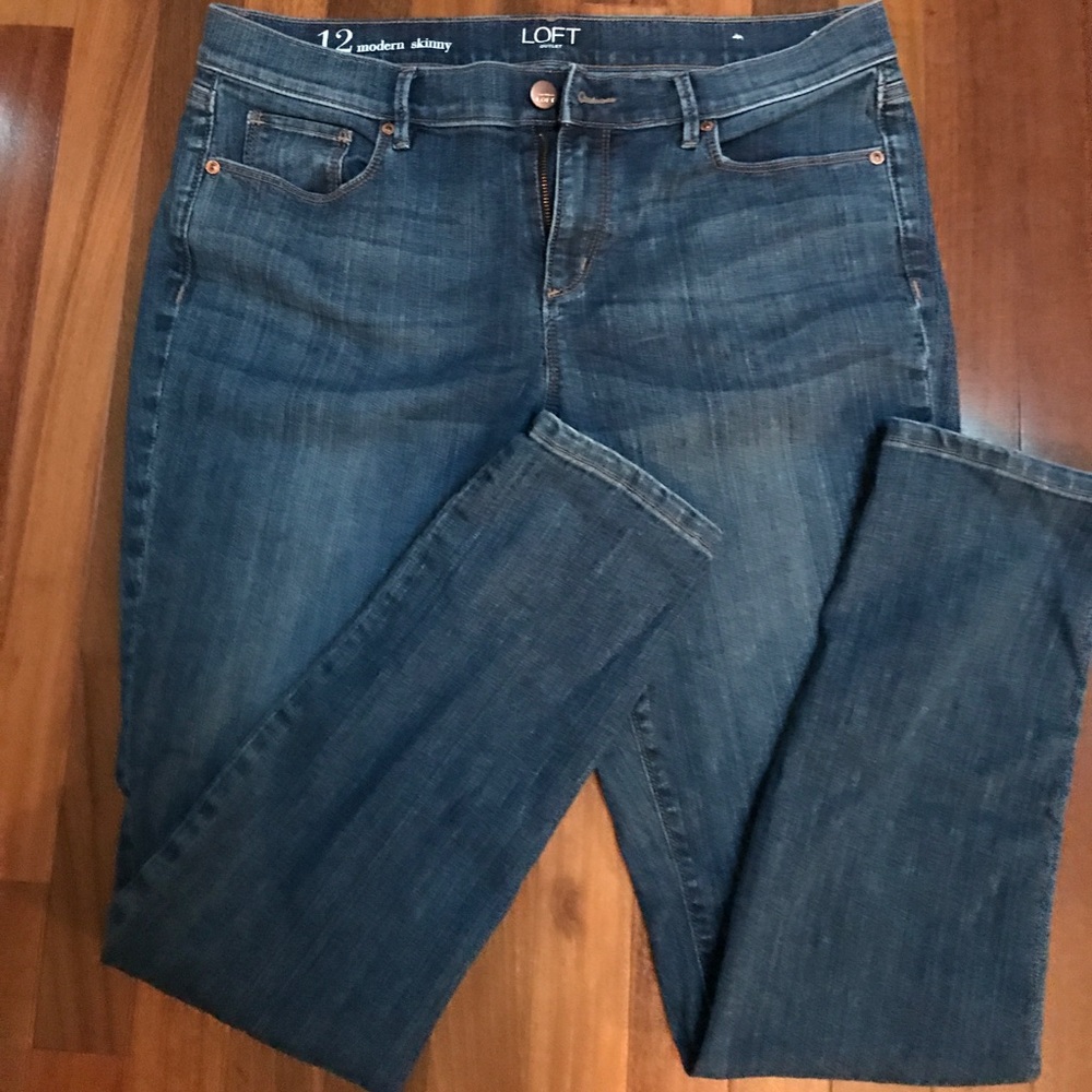 Loft modern skinny size 12