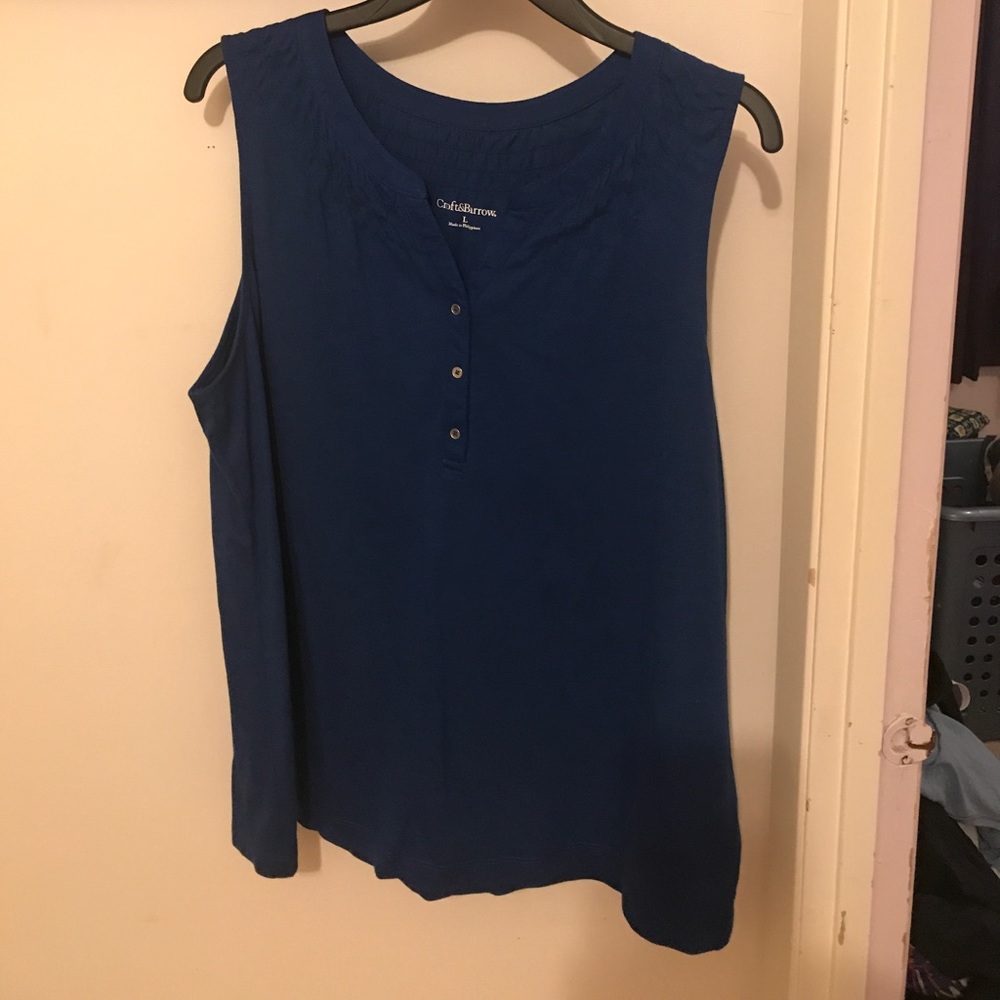 EUC Croft & Barrow tank sz large