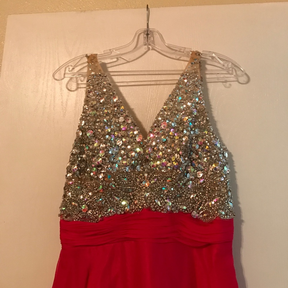 Pink formal dress