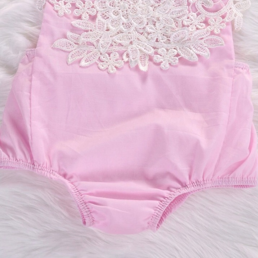 NWT Pink Lace Bubble & Headband Set - Picture 3 of 4