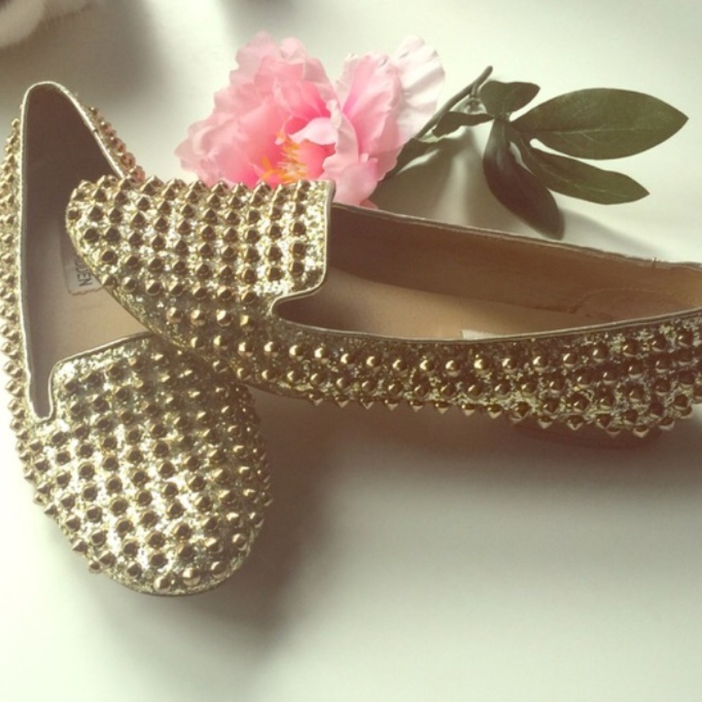 Steve Madden studded loafers