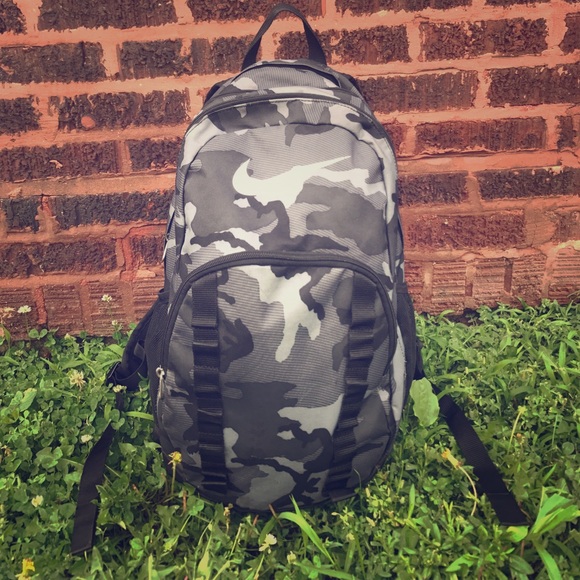 Nike Other - Nike Brasilia XL Camo Black/Grey Backpack