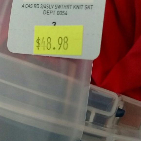 Jersey Knit Sweetheart Skater Dress 00x 1x 3x 4x - Picture 6 of 7