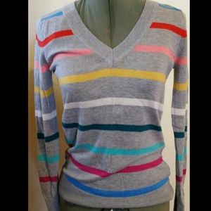Multicolored stripped sweater