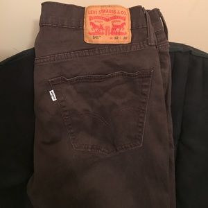 Men's Brown Levi's 541 (Athletic Fit)