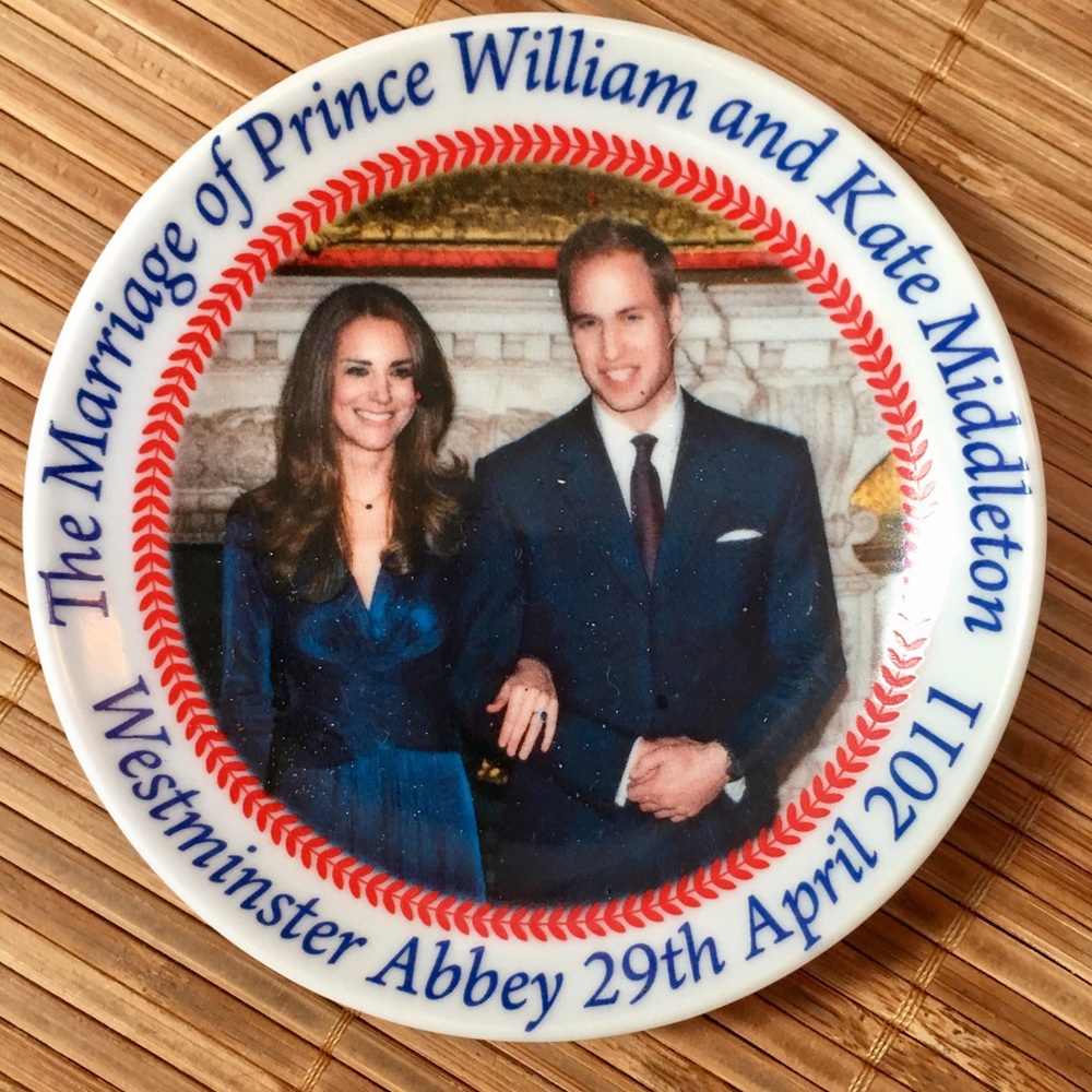 Lambert Fine porcelain plate Prince Princess Kate