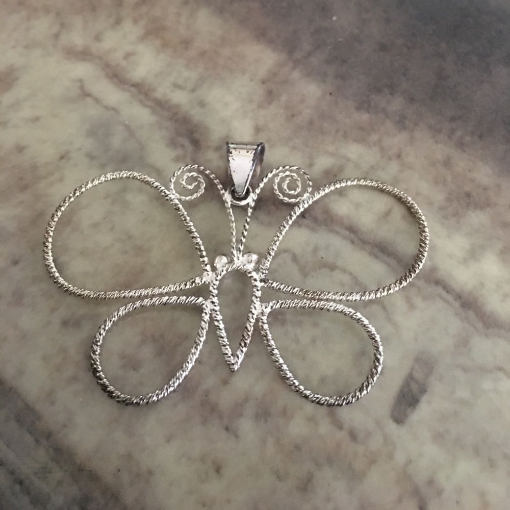 Butterfly pendant 9.25