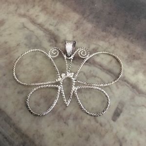 Butterfly pendant 9.25