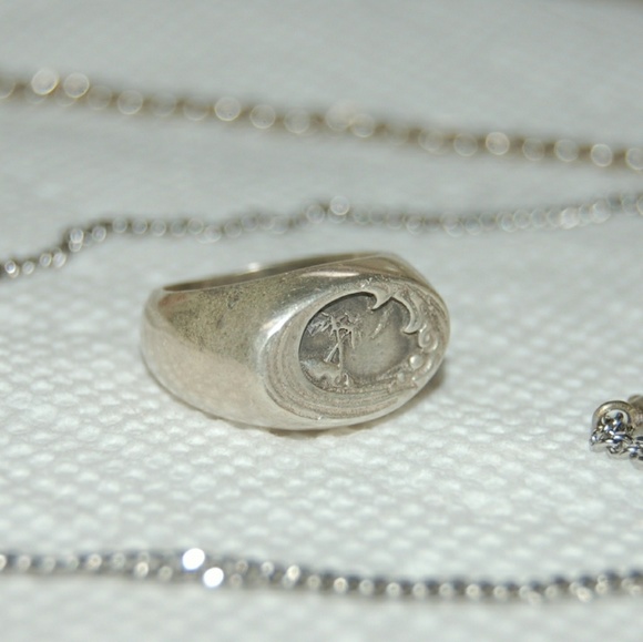 Silver beach ring - Picture 1 of 6