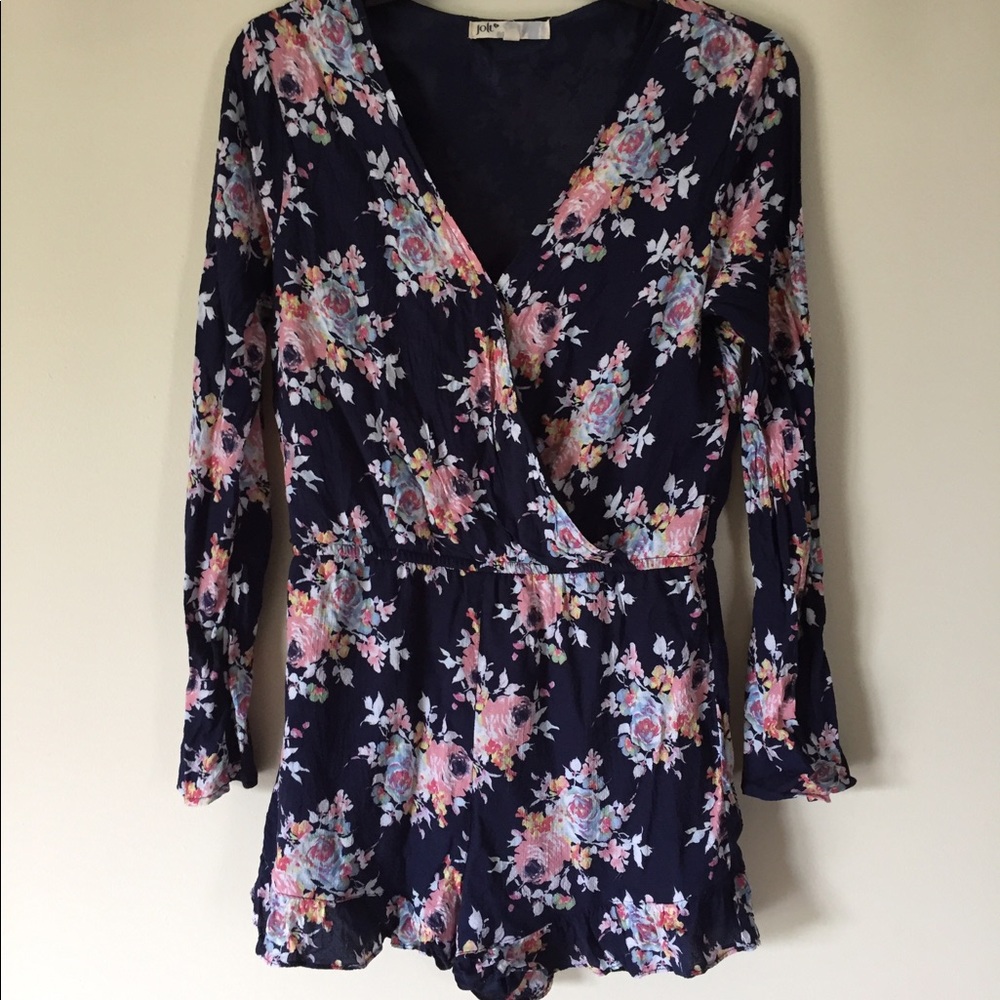 Floral romper.