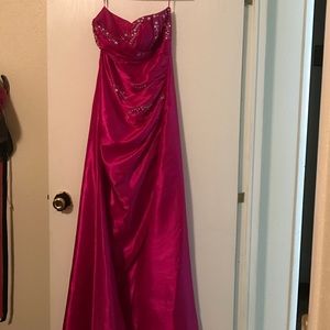 Pink prom dress