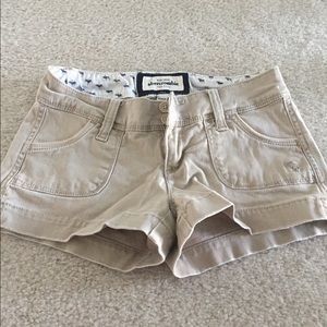 Abercrombie kids twill shorts