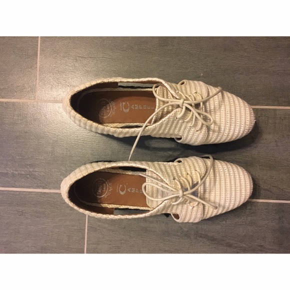 Jeffrey Campbell Clinton Raffia Oxford - Picture 3 of 4