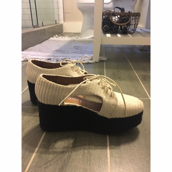 Jeffrey Campbell Clinton Raffia Oxford - Picture 4 of 4