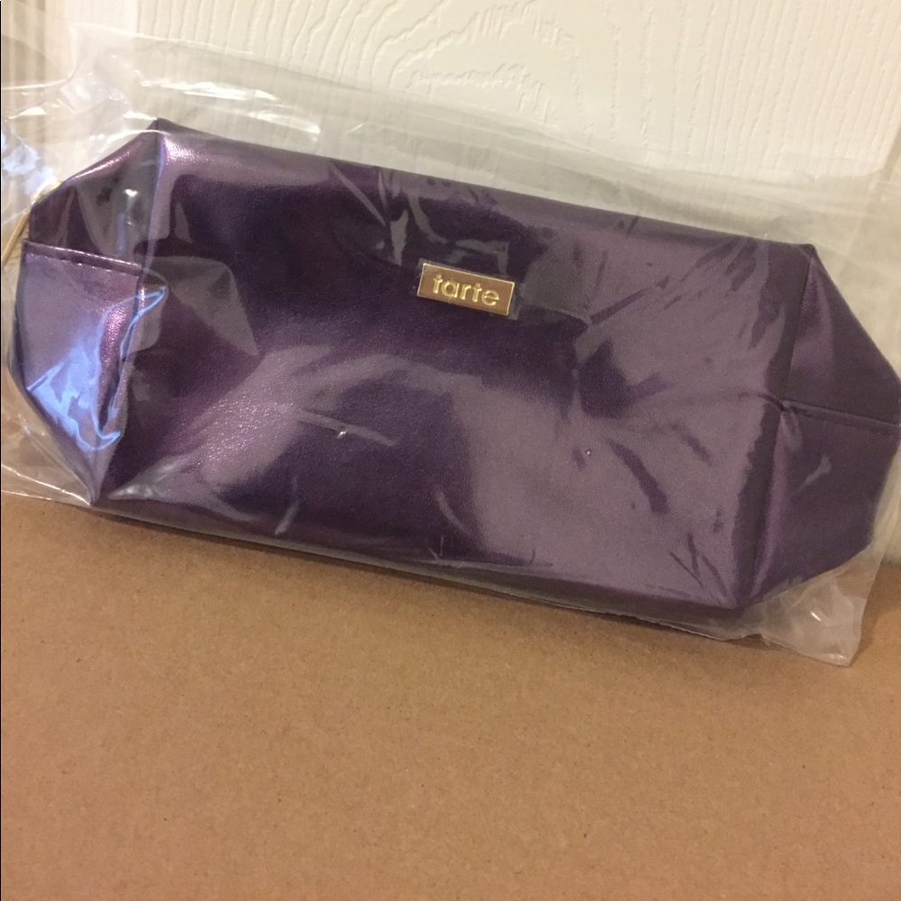 New in Package! Tarte Metallic Purple Makeup Bag