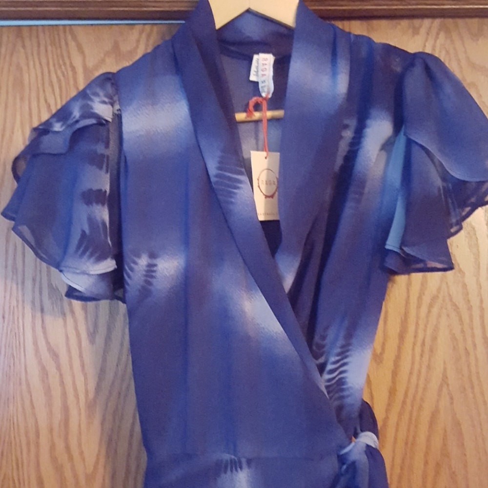 NWT Raga Maxi Wrap Dress - Picture 2 of 7
