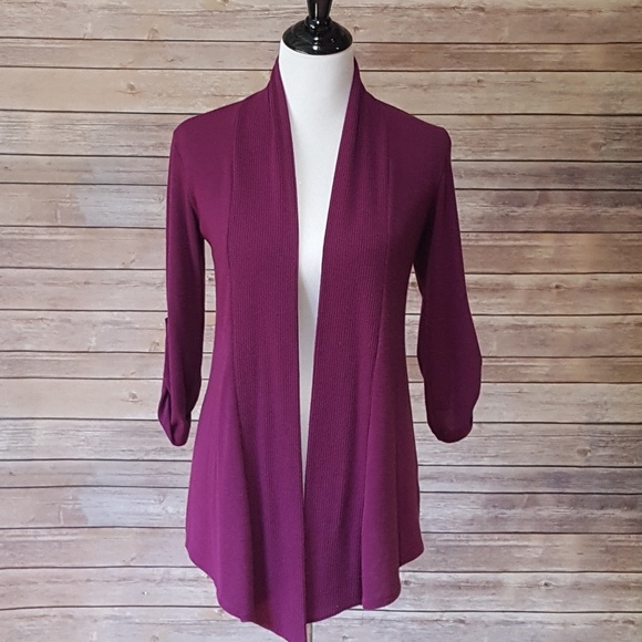 bobeau Sweaters - Bobeau Open Front Cardigan