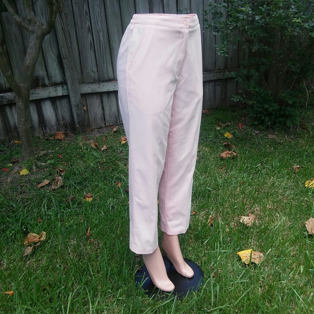 Vintage Pale Pink Drapers Essentials Dress Slacks - Picture 1 of 7