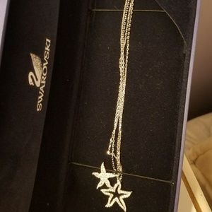 Swarovski Holly double starfish neckalce