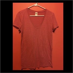 Pink v neck tshirt