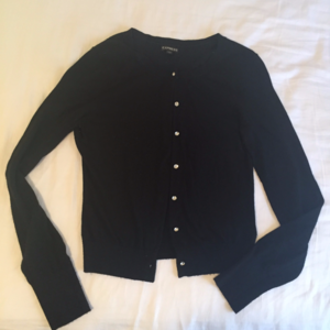 Longsleeved Cardigan with Jewel Buttons