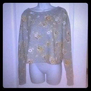 Crop,Midriff Sweater