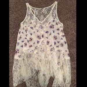 Free People Lace Tank top
