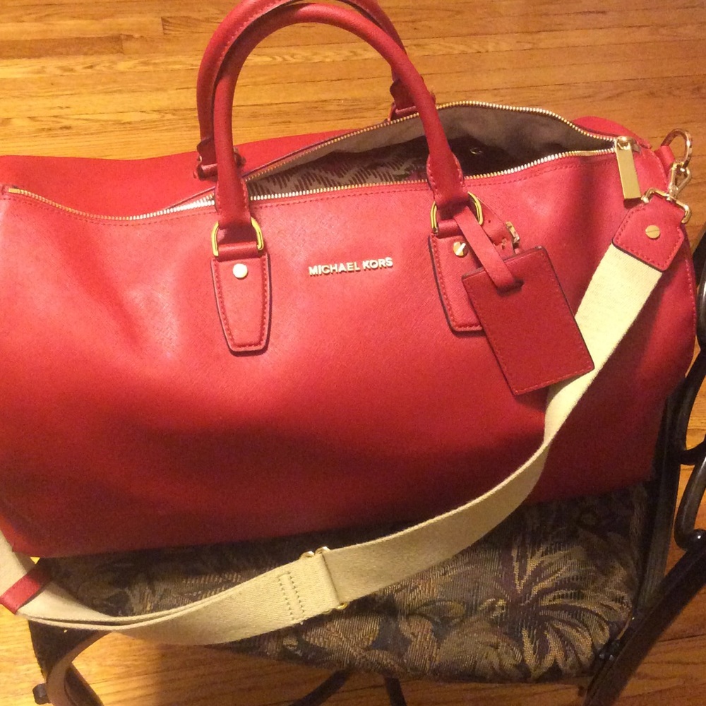 Jet Set Travel Large Leather Weekender