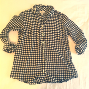 SOLD | J. Crew Boy Shirt - Black & White Checkered