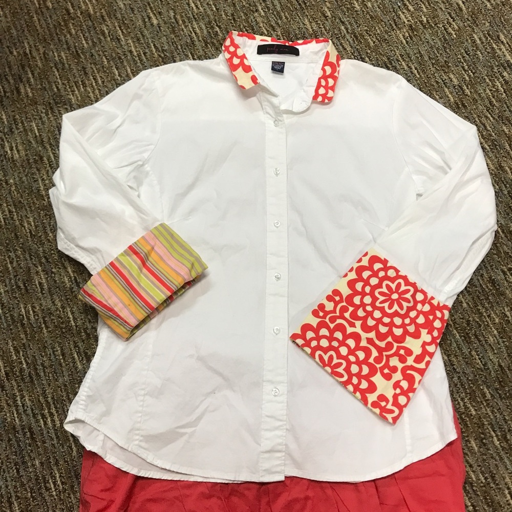 One of a kind--Artist Created Shirt button down