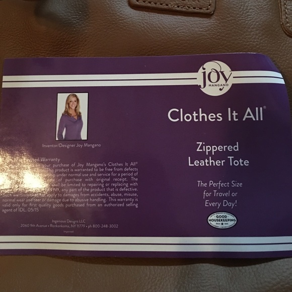 "Clothes it all" leather tote - Picture 2 of 5