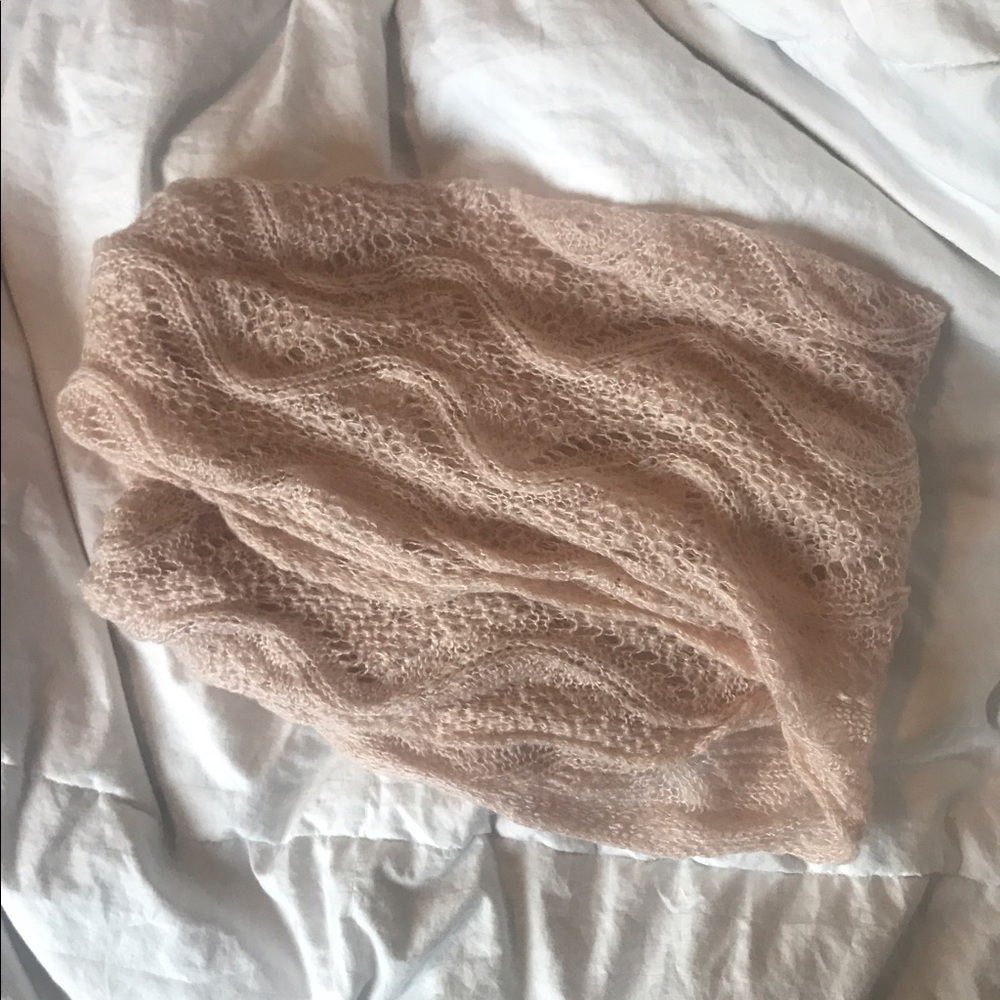 Pink Infinity Scarf - Picture 4 of 4
