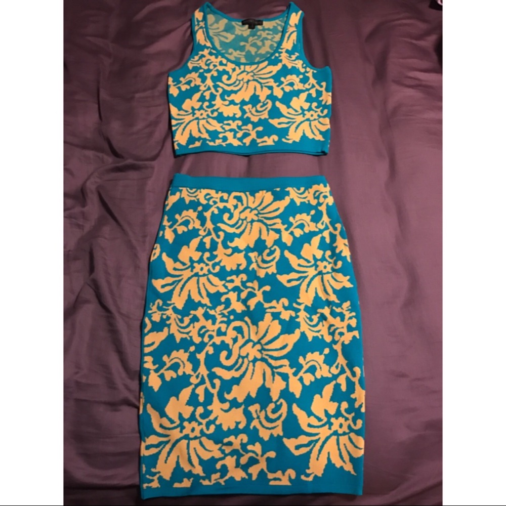 2 piece set skirt and top