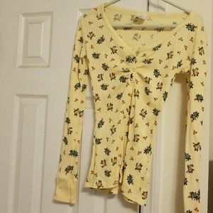 Floral long sleeve shirt